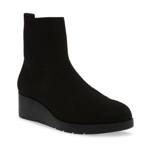 Anne Klein Womens Quest Wedge Booties Black 6.5M